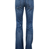 Jimmy Mosaic Embellished Sioux Denim Low Rise Flare