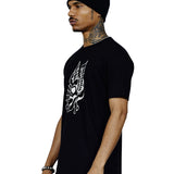 Freddie Tiffany Crystal Winged Skull Tee