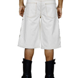 Zander Embellished Twill Baggy Short