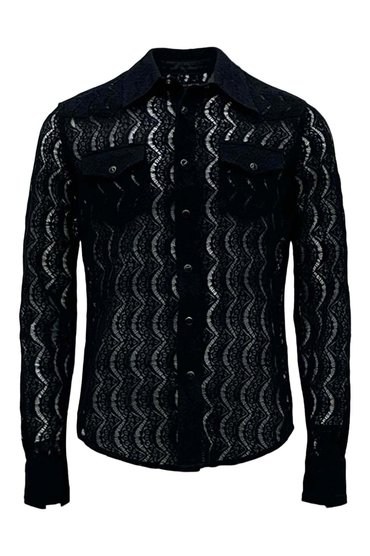 Stevie-Lace Western Shirt Black 507 / XL Stevie-Lace Western Shirt Black 507 / XL