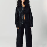 Blake Dobby Denim Crop Jacket