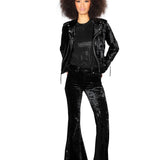 Gia/Stretch Viscose Velvet Mr Flare