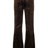 Jimmy/Wide Wale Viscose Cord Low Rise Flare