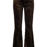 Jimmy/Wide Wale Viscose Cord Low Rise Flare