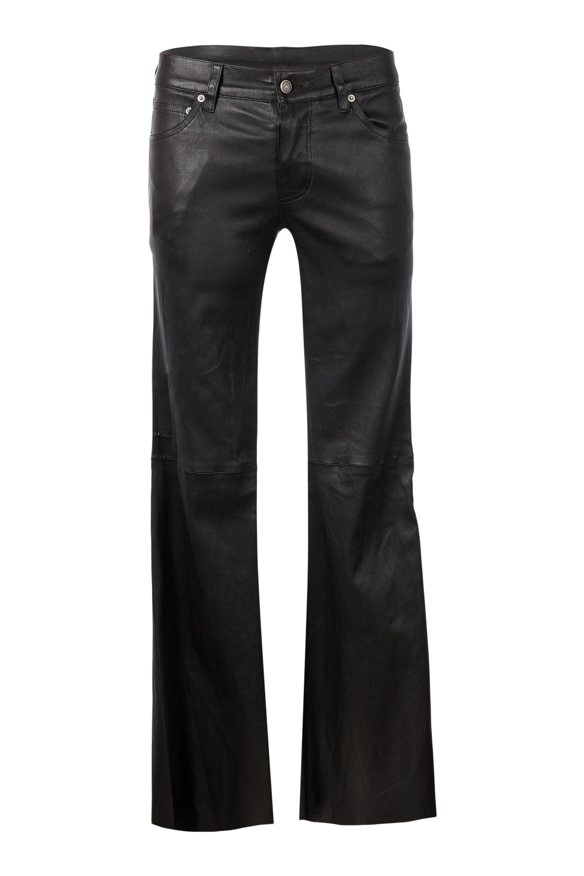 Plongé Leather Flared Pants