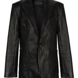 James/Stretch Speed Leather Blazer