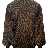 Isaac/Silk Charmeuse Bell Sleeve Shirt