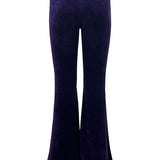 Annie Velour High Rise Flare