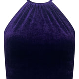 Olivia Halter Top Velour
