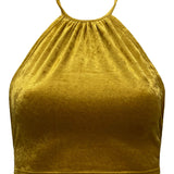 Olivia Halter Top Velour