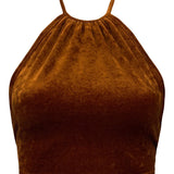 Olivia Halter Top Velour