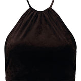 Olivia Halter Top Velour