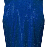 Tina/Small Crystal Jersey Cropped Tank Top