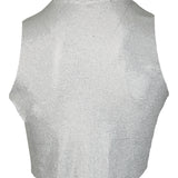 Tina/Small Crystal Jersey Cropped Tank Top
