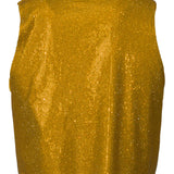 Tina/Small Crystal Jersey Cropped Tank Top