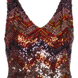 Behati/Sequin Cropped Top