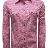 Maxine/Printed Cotton Western Shirt