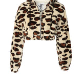 Gina/Sherpa Cropped Hoodie