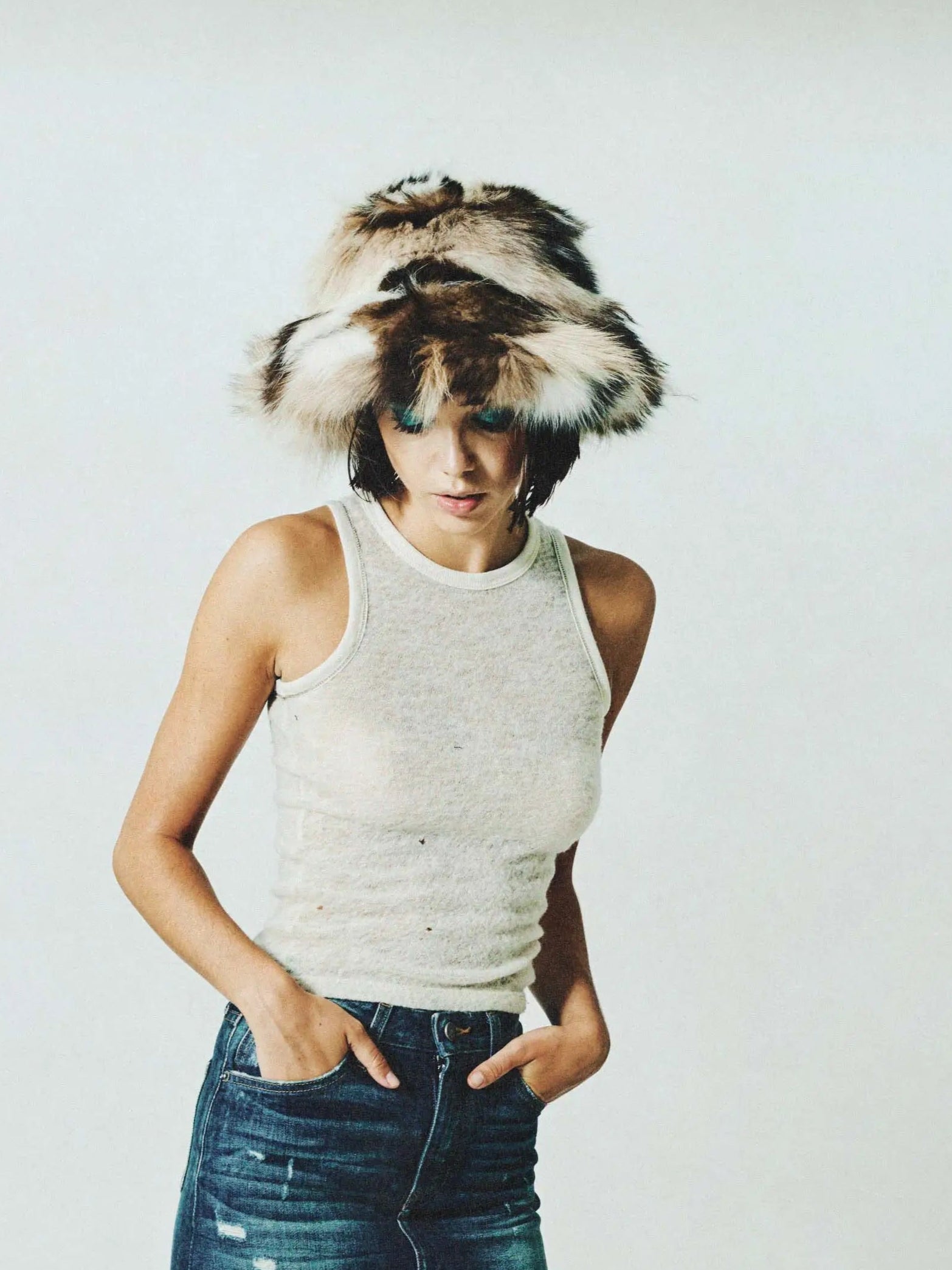 Leon Fur Bucket Hat