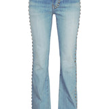 Jimmy Big Nail Fancy Stretch Denim Flare Jean