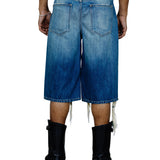 Zander Crispy Denim Baggy Short