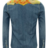 Andrew Rigid Denim Western Shirt