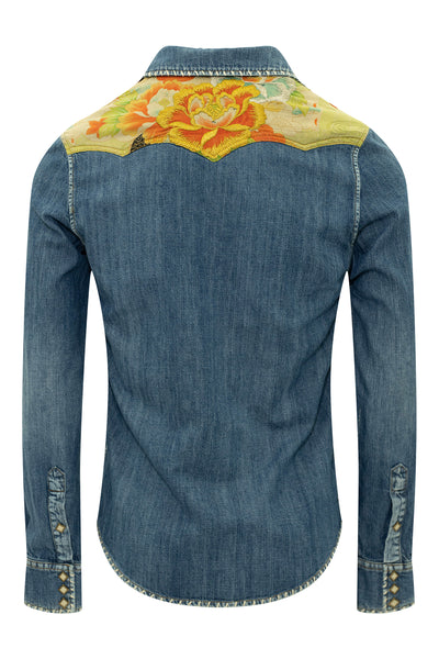 Andrew/Rigid Denim Western Shirt