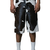 ZANDER SHORT HAIR SPOTTED COW BAGGY SHORT