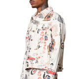 JOHNNY CALIFORNIA COOL JAPAN CANVAS TRUCKER JACKET