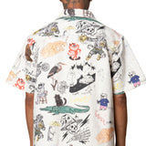 ROBBIE MONKEY BUSINESS JAPAN CANVAS BOWLING SHIRT