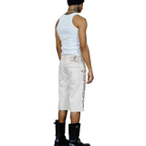 Zander Embellished Twill Baggy Short