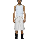 Zander Embellished Twill Baggy Short