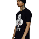 Freddie Crystal Stud Ace Cat Tee