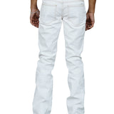 Rafa White Coated Denim Straight Leg Pant