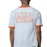 WESTON PALM SPRINGS PRINTED CREW RINGER T-SHIRT