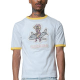 WESTON MILE HIGH EMBROIDERED CREW RINGER T-SHIRT