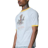 WESTON MILE HIGH EMBROIDERED CREW RINGER T-SHIRT
