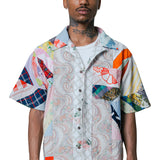 ROBBIE QUILT TOPPERS BOWLING SHIRT ONE-OF-A-KIND