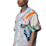 ROBBIE QUILT TOPPERS BOWLING SHIRT ONE-OF-A-KIND