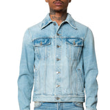 JOHNNY VINTAGE DBL DIP DENIM TRUCKER JACKET