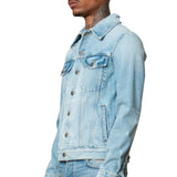 JOHNNY VINTAGE DBL DIP DENIM TRUCKER JACKET