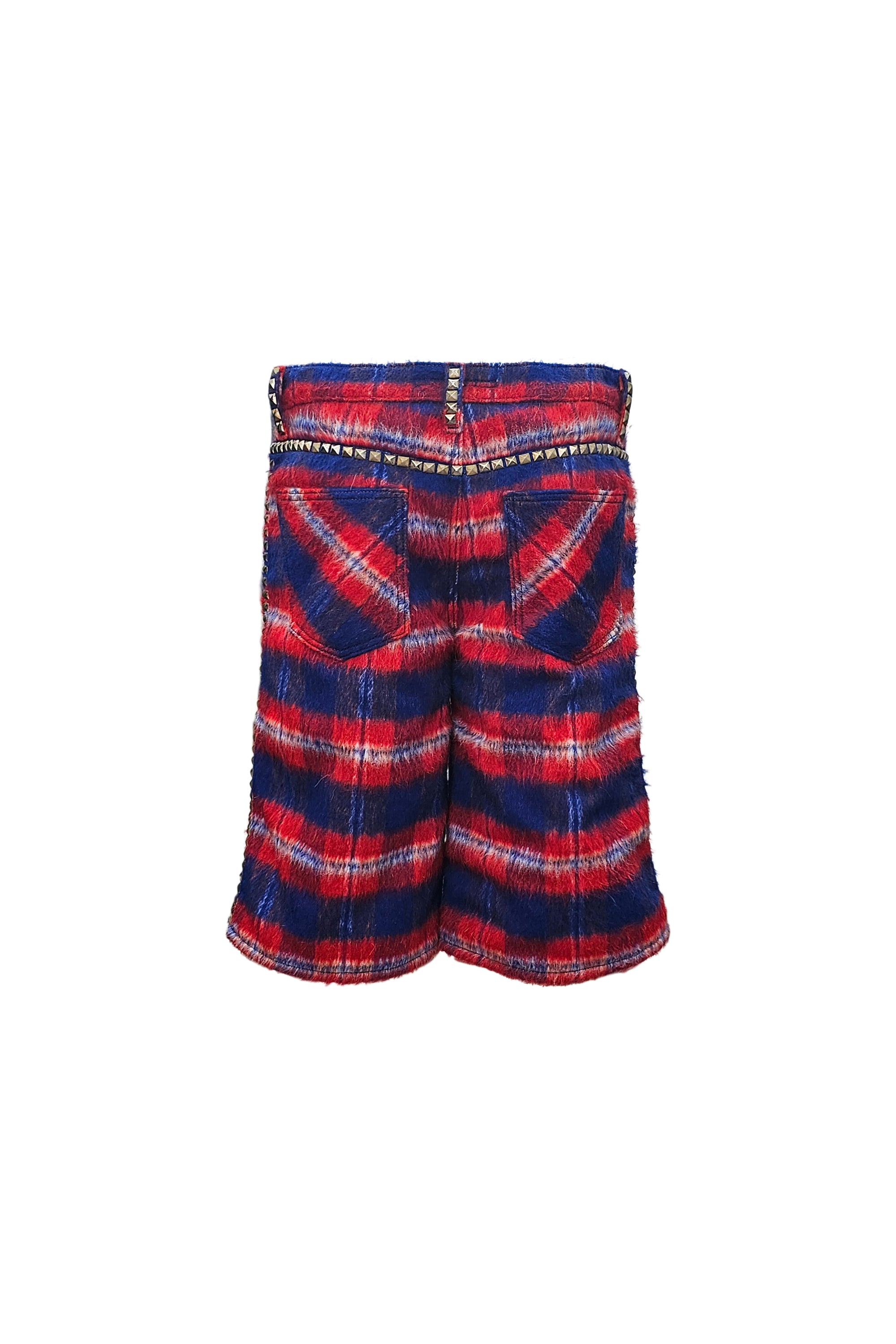 Zander Plaid Baggy Short