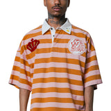 CONNOR STRIPE RUGBY W/CRYSTAL EMB CDLL 56 SHIRT