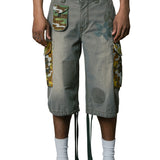 MARCO EMBELLISHED CARGO SHORT