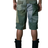 HENRY SATEEN PATCHWORK SLANT POCKET SHORT