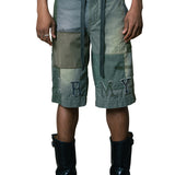 HENRY SATEEN PATCHWORK SLANT POCKET SHORT
