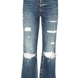 Carrie/Crispy Denim Relaxed Crop