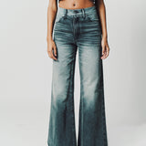 Mia-Rigid Denim Wide Leg