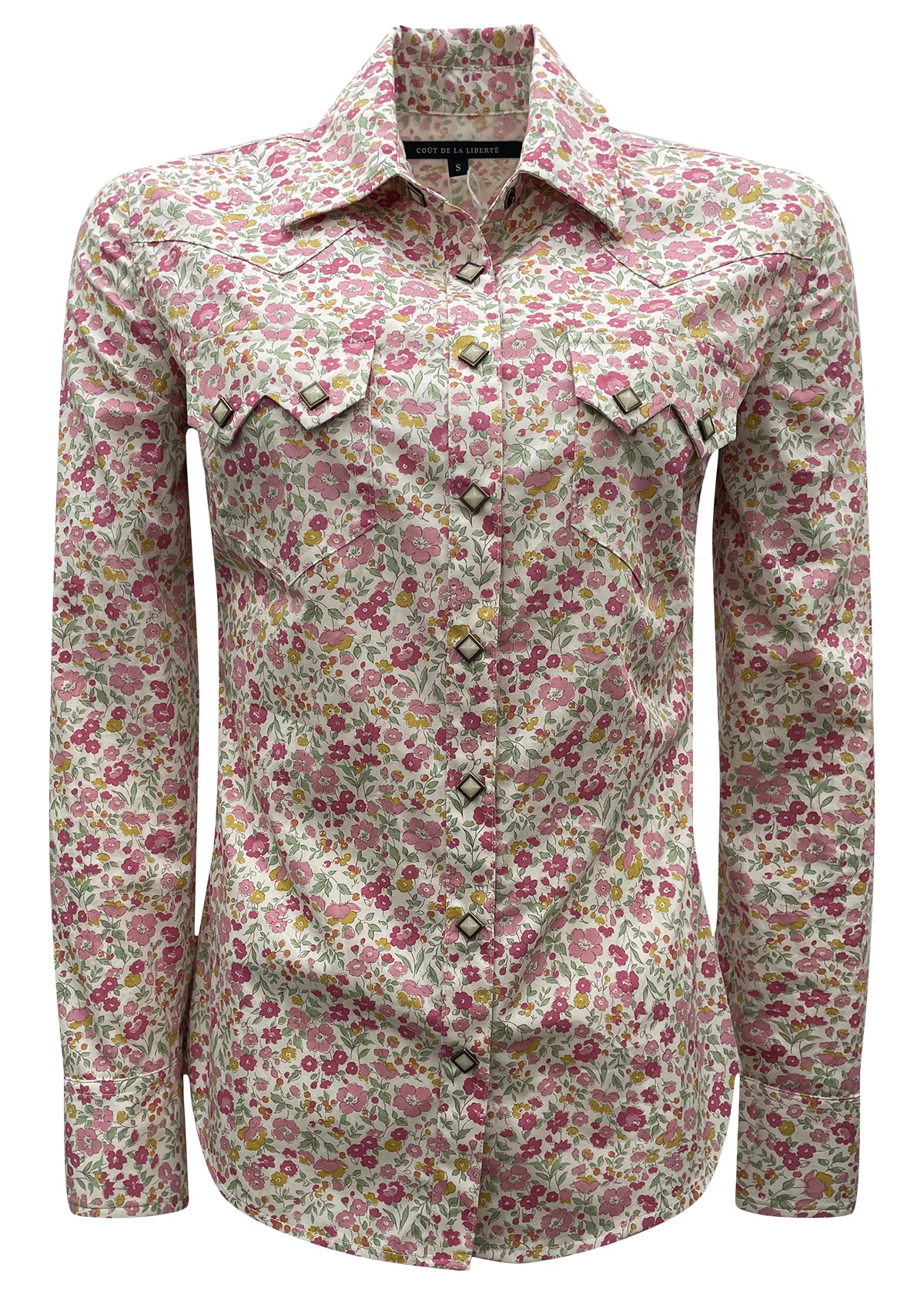 Maxine/Printed Cotton Western Shirt