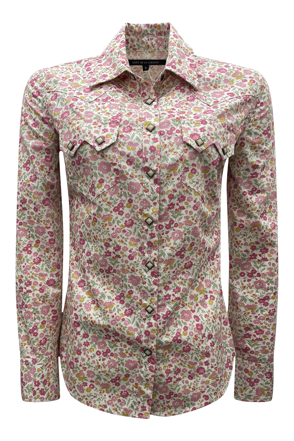 Maxine/Printed Cotton Western Shirt